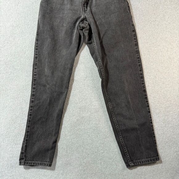 Levis Jeans Womens Size 8 550 Black High Rise Tapered Relaxed Fit Preppy - Picture 2 of 10